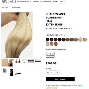 Bellami khaleesi  hair extensions